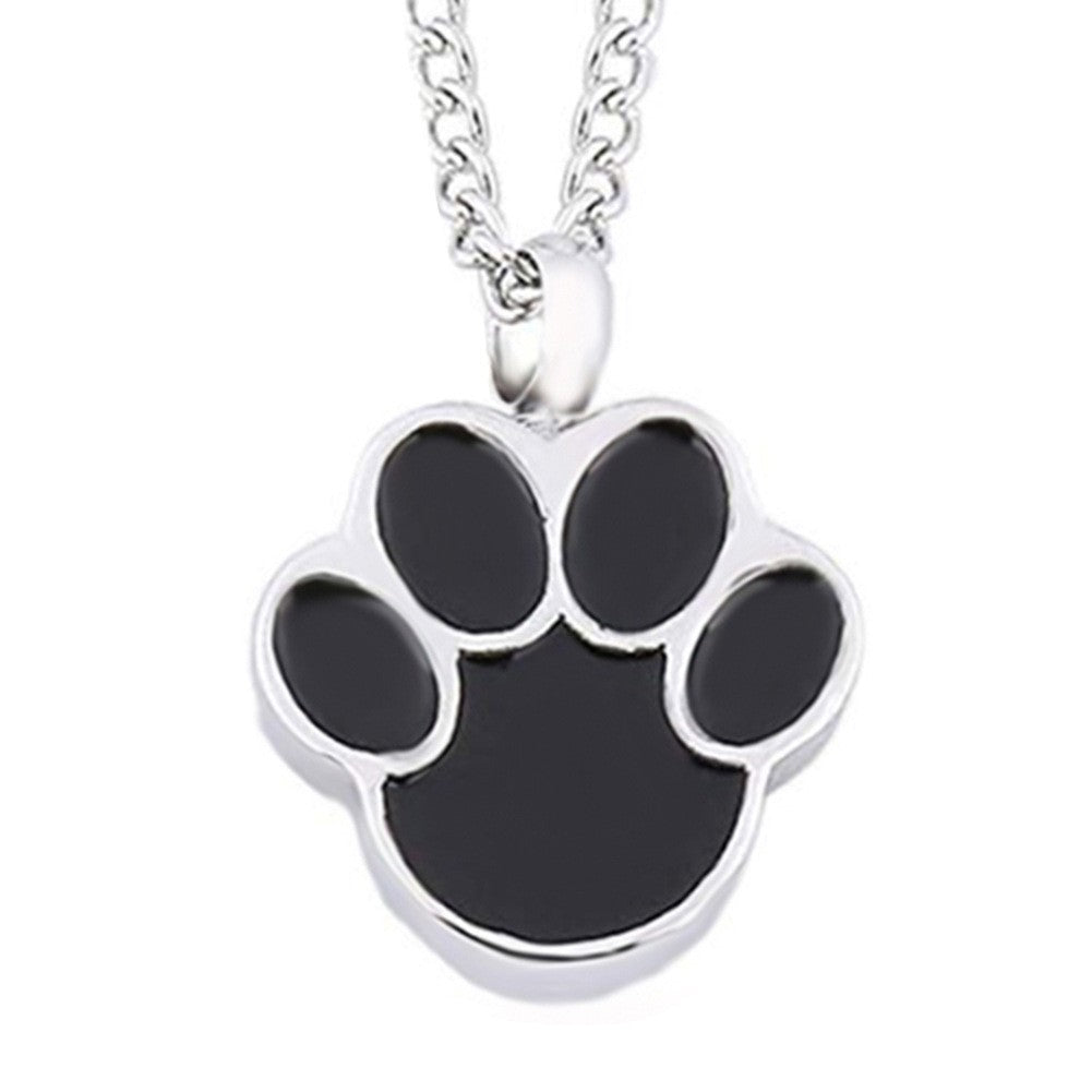 Engravable Paw Print Locket for Pet Ashes Sympathy Jewelry - Angel Paws Memorials