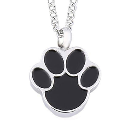 Engravable Paw Print Locket for Pet Ashes Sympathy Jewelry - Angel Paws Memorials